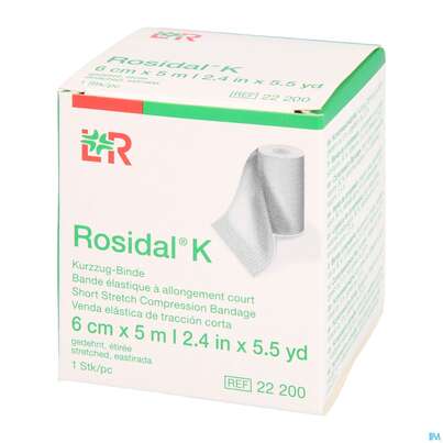 Sie sehen eine Packung Elastische Binden Rosidal Hautfarben Kraeftig 5mx 6cm 1st, Produktbild: 02 Elastische Binden Rosidal Hautfarben Kraeftig 5mx 6cm 1st, A-Nr.: 0472213 - 02