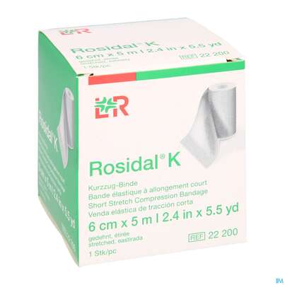 Sie sehen eine Packung Elastische Binden Rosidal Hautfarben Kraeftig 5mx 6cm 1st, Produktbild: 03 Elastische Binden Rosidal Hautfarben Kraeftig 5mx 6cm 1st, A-Nr.: 0472213 - 03