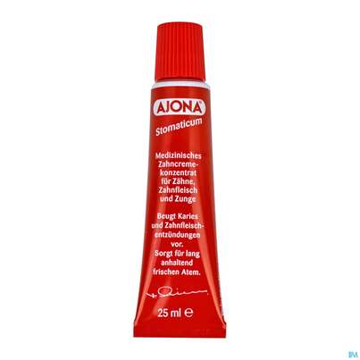 Zahnpaste Ajona Stomaticum Rot 25ml, A-Nr.: 0208278 - 07