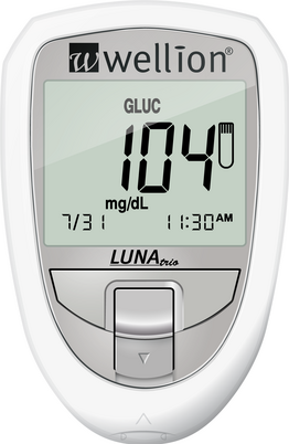 Sie sehen eine Packung WELL603TW Wellion LUNA Trio Set white mg, Produktbild: 04 WELL603TW Wellion LUNA Trio Set white mg, A-Nr.: 4847319 - 04