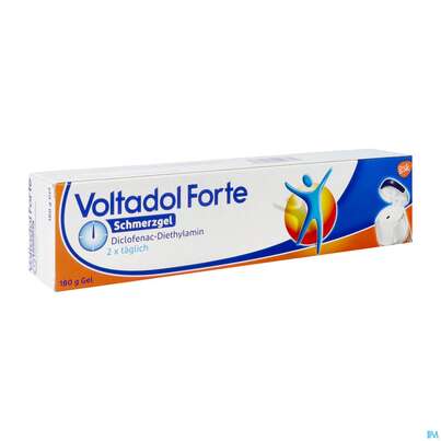 Sie sehen eine Packung Voltadol Schmerzgel Forte 180g, Produktbild: 02 Voltadol Schmerzgel Forte 180g, A-Nr.: 5504372 - 02