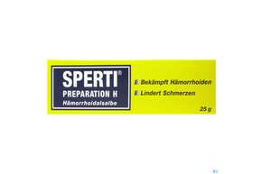 Sperti Preparation-h Haemorrhoidalsable 25g, A-Nr.: 1351084 - 01