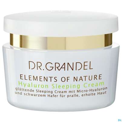 Sie sehen eine Packung Dr.grandel Elements Of Nature Hyaluron Sleeping Cream Nr.41362 50ml, Produktbild: 02 Dr.grandel Elements Of Nature Hyaluron Sleeping Cream Nr.41362 50ml, A-Nr.: 4769246 - 02