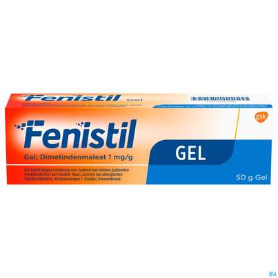 Sie sehen eine Packung Fenistil Gel 50g, Produktbild: 02 Fenistil Gel 50g, A-Nr.: 0622115 - 02
