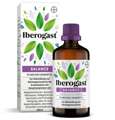 Sie sehen eine Packung Iberogast® BALANCE Tropfen zum Einnehmen, Produktbild: 01 Iberogast® BALANCE Tropfen zum Einnehmen, A-Nr.: 5524920 - 01