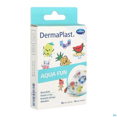 Sie sehen eine Packung Dermaplast Aqua Fun 2 Groessen 12st, Produktbild: 02 Dermaplast Aqua Fun 2 Groessen 12st, A-Nr.: 5328314 - 02
