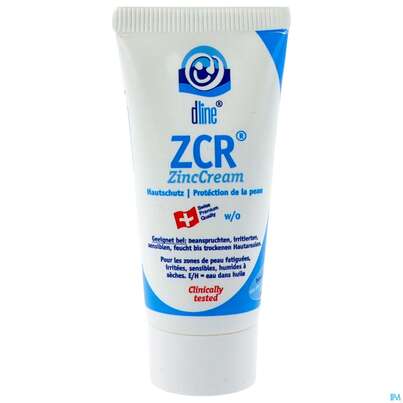 Sie sehen eine Packung Dline Zink Cream Zcr 20g, Produktbild: 01 Dline Zink Cream Zcr 20g, A-Nr.: 5354926 - 01