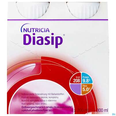 Diasip 200ml Erdbeere 4st, A-Nr.: 4299007 - 02