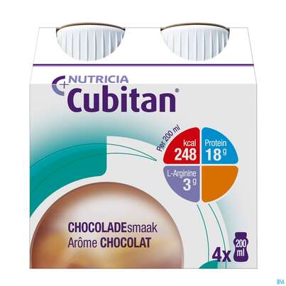 Cubitan 200ml Schokolade 4st, A-Nr.: 3206038 - 01