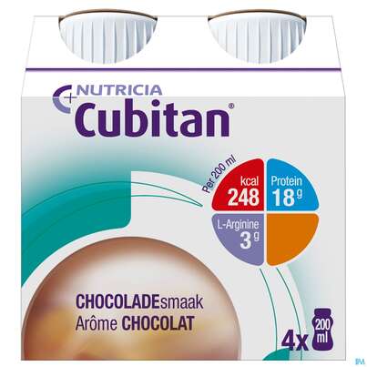 Cubitan 200ml Schokolade 4st, A-Nr.: 3206038 - 02