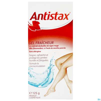 Sie sehen eine Packung Antistax Frishcgel 125g, Produktbild: 01 Antistax Frishcgel 125g, A-Nr.: 2337666 - 01