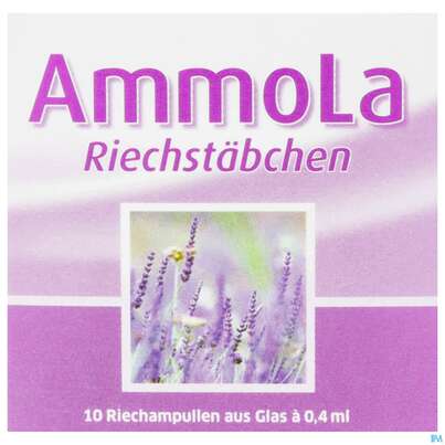 Sie sehen eine Packung Ammola Riechstaebchen 10st, Produktbild: 01 Ammola Riechstaebchen 10st, A-Nr.: 3859214 - 01
