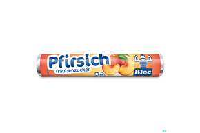 Bloc Traubenzucker Rollen Pfirsich 42g, A-Nr.: 2198331 - 01