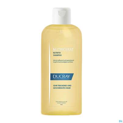 Sie sehen eine Packung Ducray Nutricerat Intensiv Nährendes Shampoo 200ml, Produktbild: 01 Ducray Nutricerat Intensiv Nährendes Shampoo 200ml, A-Nr.: 4366258 - 01