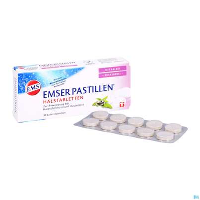 Emser Pastillen Zuckerfrei Salbei 30st, A-Nr.: 4109372 - 04
