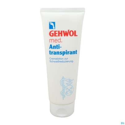 Sie sehen eine Packung Gehwol Med.anti Transpirant Cremelotion Nr 64144 125ml, Produktbild: 04 Gehwol Med.anti Transpirant Cremelotion Nr 64144 125ml, A-Nr.: 3274910 - 04