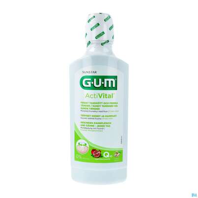Sie sehen eine Packung Mundwasser/spuelung Gum Mundspuelung Activital 6060 500ml, Produktbild: 02 Mundwasser/spuelung Gum Mundspuelung Activital 6060 500ml, A-Nr.: 4885805 - 02