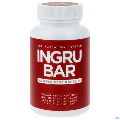 Sie sehen eine Packung Goldhirse Kapseln Ingrubar 75st, Produktbild: 01 Goldhirse Kapseln Ingrubar 75st, A-Nr.: 5448633 - 01