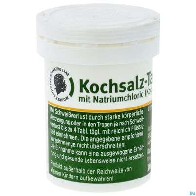 Sie sehen eine Packung Kochsalztabl 100st, Produktbild: 01 Kochsalztabl 100st, A-Nr.: 4407336 - 01