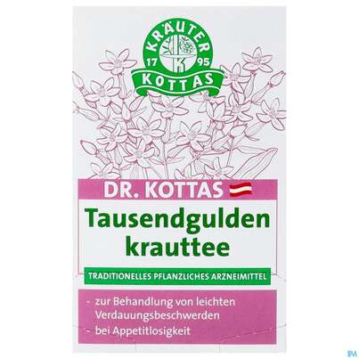 Dr.Kottas Tee Tausendguldenkraut 20st, A-Nr.: 3886257 - 01