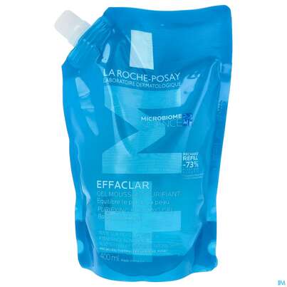 Sie sehen eine Packung La Roche Posay Effaclar Schaeumendes Reinigungsgel Refill 400ml, Produktbild: 03 La Roche Posay Effaclar Schaeumendes Reinigungsgel Refill 400ml, A-Nr.: 5381828 - 03