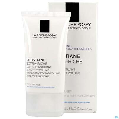 Sie sehen eine Packung La Roche Posay Gesichtspflege Substiane+ Extra Reichhaltig Neu 40ml, Produktbild: 03 La Roche Posay Gesichtspflege Substiane+ Extra Reichhaltig Neu 40ml, A-Nr.: 3817339 - 03