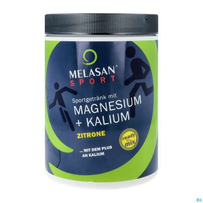 Sie sehen eine Packung Magnesium +kalium/melasan Sport Sportgetraenk Zitrone 610g, Produktbild: 02 Magnesium +kalium/melasan Sport Sportgetraenk Zitrone 610g, A-Nr.: 4733923 - 02