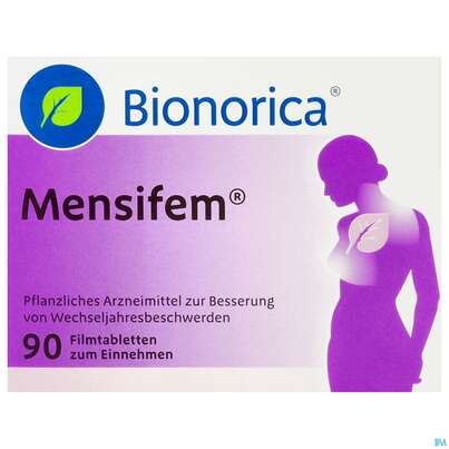 Sie sehen eine Packung Mensifem Filmtabl 90st, Produktbild: 01 Mensifem Filmtabl 90st, A-Nr.: 4993653 - 01