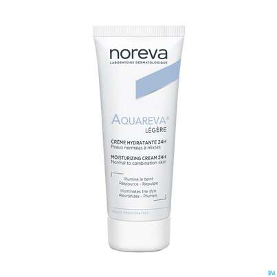 Sie sehen eine Packung Noreva Aquareva Creme 40ml, Produktbild: 10 Noreva Aquareva Creme 40ml, A-Nr.: 4094995 - 10