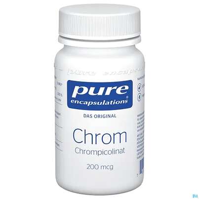 Sie sehen eine Packung Pure Encapsulations Chrom 60 Kapseln, Produktbild: 02 Pure Encapsulations Chrom 60 Kapseln, A-Nr.: 2291177 - 02