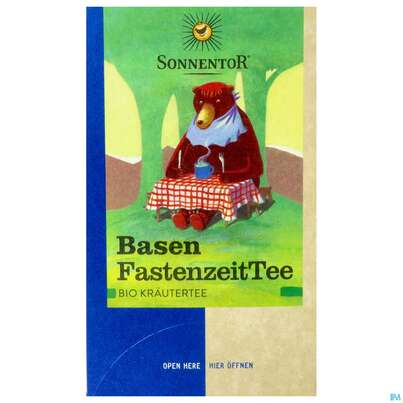 Sie sehen eine Packung Sonnentor Doppelkammerbeutel Basenfastenzeit 02564 18st, Produktbild: 01 Sonnentor Doppelkammerbeutel Basenfastenzeit 02564 18st, A-Nr.: 5227895 - 01