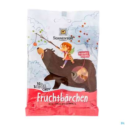 Sie sehen eine Packung Sonnentor Biobengelchen Fruchtbaerchen Bio 00971 100g, Produktbild: 02 Sonnentor Biobengelchen Fruchtbaerchen Bio 00971 100g, A-Nr.: 3739591 - 02