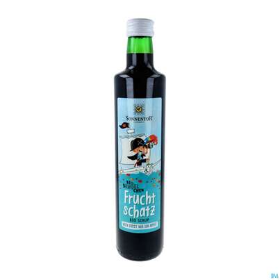 Sie sehen eine Packung Sonnentor Biobengelchen Sirup Bio Fruchtschatz 00639 500ml, Produktbild: 04 Sonnentor Biobengelchen Sirup Bio Fruchtschatz 00639 500ml, A-Nr.: 4356923 - 04