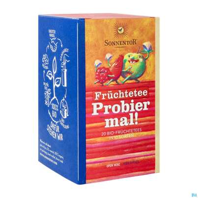 Sonnentor Fruechtetee/bio Probier Mal 02661 20st, A-Nr.: 4388490 - 04