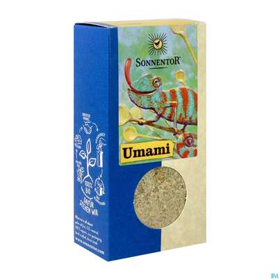 Sie sehen eine Packung Sonnentor Gewuerzzubereitung/bio Umami 01221 60g, Produktbild: 04 Sonnentor Gewuerzzubereitung/bio Umami 01221 60g, A-Nr.: 5743734 - 04
