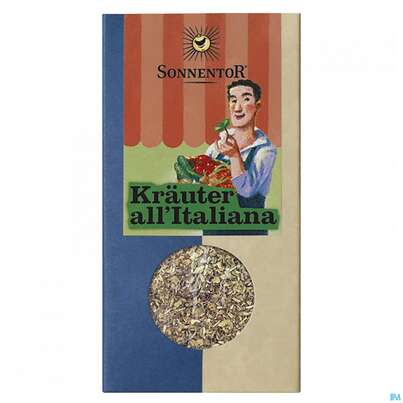 Sie sehen eine Packung Sonnentor Kraeuter/all Italiana Geschnitten Bio 00681 20g, Produktbild: 02 Sonnentor Kraeuter/all Italiana Geschnitten Bio 00681 20g, A-Nr.: 5477126 - 02