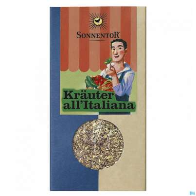 Sie sehen eine Packung Sonnentor Kraeuter/all Italiana Geschnitten Bio 00681 20g, Produktbild: 03 Sonnentor Kraeuter/all Italiana Geschnitten Bio 00681 20g, A-Nr.: 5477126 - 03