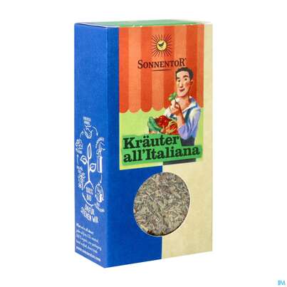 Sie sehen eine Packung Sonnentor Kraeuter/all Italiana Geschnitten Bio 00681 20g, Produktbild: 04 Sonnentor Kraeuter/all Italiana Geschnitten Bio 00681 20g, A-Nr.: 5477126 - 04