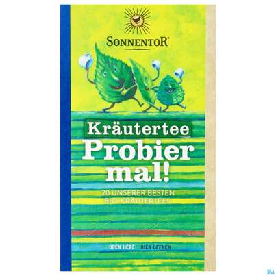 Sonnentor Kraeutertee Doppelkammmerbeutel Probier Mal 02621 20st, A-Nr.: 5053797 - 01