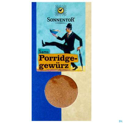 Sie sehen eine Packung Sonnentor Sams Porridge Gewuerz Bio 00976 70g, Produktbild: 01 Sonnentor Sams Porridge Gewuerz Bio 00976 70g, A-Nr.: 4357012 - 01