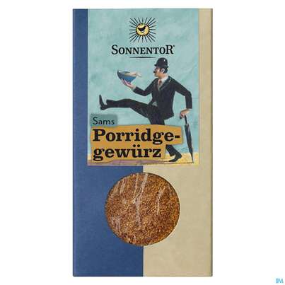 Sie sehen eine Packung Sonnentor Sams Porridge Gewuerz Bio 00976 70g, Produktbild: 02 Sonnentor Sams Porridge Gewuerz Bio 00976 70g, A-Nr.: 4357012 - 02