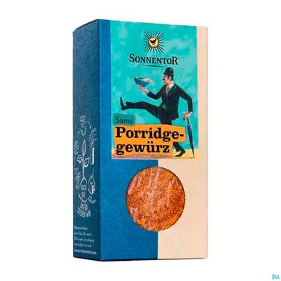 Sie sehen eine Packung Sonnentor Sams Porridge Gewuerz Bio 00976 70g, Produktbild: 05 Sonnentor Sams Porridge Gewuerz Bio 00976 70g, A-Nr.: 4357012 - 05