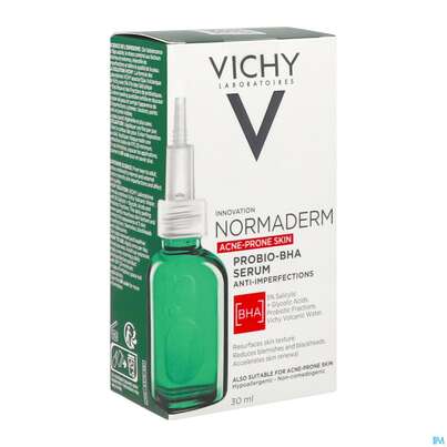 Sie sehen eine Packung Vichy Normaderm Probio Bha Serum 30ml, Produktbild: 04 Vichy Normaderm Probio Bha Serum 30ml, A-Nr.: 5458577 - 04