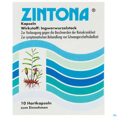 Sie sehen eine Packung Zintona Kapseln 10st, Produktbild: 01 Zintona Kapseln 10st, A-Nr.: 1041030 - 01