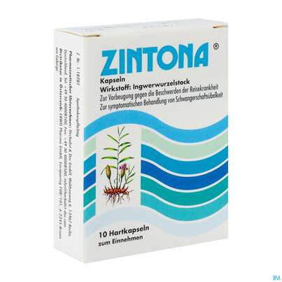 Sie sehen eine Packung Zintona Kapseln 10st, Produktbild: 02 Zintona Kapseln 10st, A-Nr.: 1041030 - 02