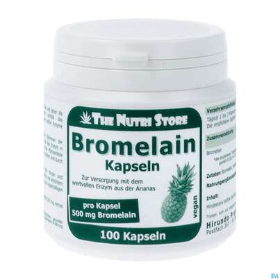 Bromelain Kapseln 500mg Vegan 100st, A-Nr.: 3893984 - 02