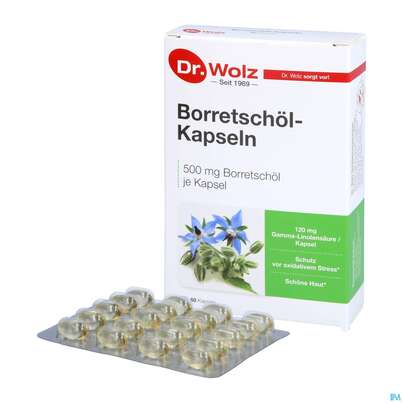 Borretschoel Kapseln Dr.wolz Nr 60608 60st, A-Nr.: 3839312 - 05