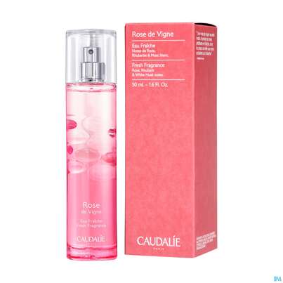 Sie sehen eine Packung Caudalie Eau Fraiche Rose De Vigne 50ml, Produktbild: 05 Caudalie Eau Fraiche Rose De Vigne 50ml, A-Nr.: 4340371 - 05