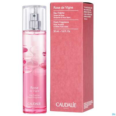 Sie sehen eine Packung Caudalie Eau Fraiche Rose De Vigne 50ml, Produktbild: 04 Caudalie Eau Fraiche Rose De Vigne 50ml, A-Nr.: 4340371 - 04