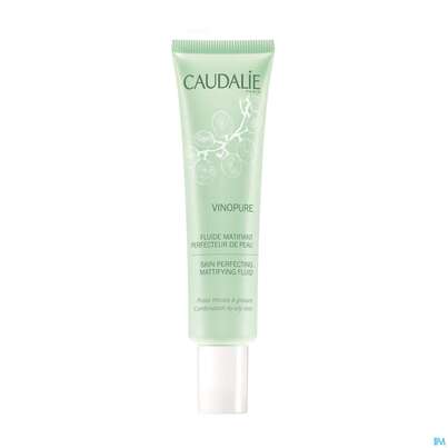 Sie sehen eine Packung Caudalie Vinopure Fluid Mattierend 40ml, Produktbild: 04 Caudalie Vinopure Fluid Mattierend 40ml, A-Nr.: 4888040 - 04